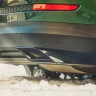 Имитация насадок глушителя SPACE GRAY (серый глянец) для Skoda Kodiaq (2016-н.в.) купить недорого с доставкой в Балахна