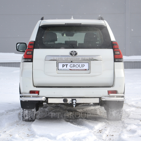 ТСУ /съемный квадрат/ с НЕРЖ накладкой TOYOTA LAND CRUISER Prado 150 2009-/ LC Prado 120 2002-2009/ LEXUS GX 460 2010-2013 купить недорого с доставкой в Балахна