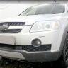 Защита радиатора "Standart" Chevrolet Captiva (2006-2011) низ, чёрная купить недорого с доставкой в Балахна