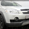 Защита радиатора "Standart" Chevrolet Captiva (2006-2011) низ, чёрная купить недорого с доставкой в Балахна