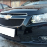 Защита радиатора "Standart" Chevrolet Cruze (2008-2013) верх, чёрная купить недорого с доставкой в Балахна