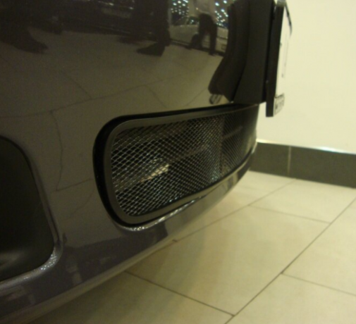 Защита радиатора "Standart" Chevrolet Lacetti (хэтчбек) чёрная купить недорого с доставкой в Балахна