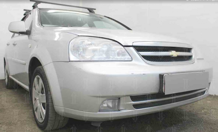 Защита радиатора "Standart" Chevrolet Lacetti седан (2004-2013) чёрная купить недорого с доставкой в Балахна