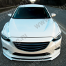 Сплиттер переднего бампера под клыки №2 "Lite Style" для Mazda 6 (2013-н.в.) купить недорого с доставкой в Балахна