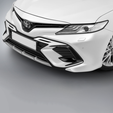Накладка на передний бампер "HARIUS" для Toyota Camry (70) купить недорого с доставкой в Балахна