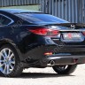 Диффузор заднего бампера var №1 (ровный + стоп сигнал) для Mazda 6 (2013-н.в.) купить недорого с доставкой в Балахна