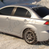 Козырек на заднее стекло с 9 зубьями для Mitsubishi Lancer X (2007-2016) купить недорого с доставкой в Балахна