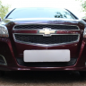 Защита радиатора "Standart" Chevrolet Malibu (2012-2015) чёрная купить недорого с доставкой в Балахна