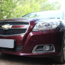 Защита радиатора "Standart" Chevrolet Malibu (2012-2015) чёрная купить недорого с доставкой в Балахна