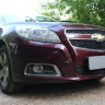 Защита радиатора "Standart" Chevrolet Malibu (2012-2015) чёрная купить недорого с доставкой в Балахна