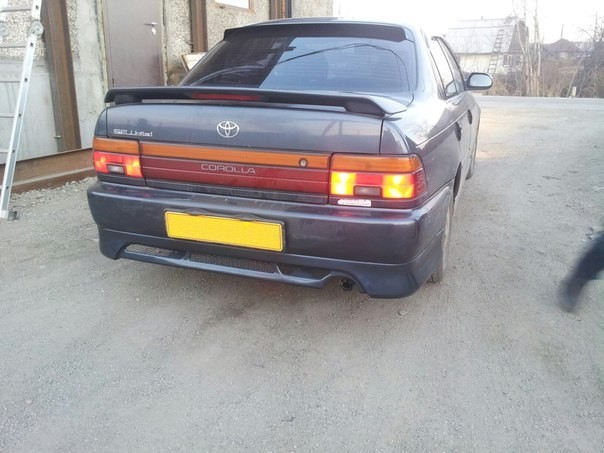 Накладка на задний бампер "Jass-Rs" Toyota Corolla (кузов 100, 110) купить недорого с доставкой в Балахна