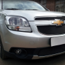 Защита радиатора "Standart" Chevrolet Orlando (2009-2015) верх, чёрная купить недорого с доставкой в Балахна
