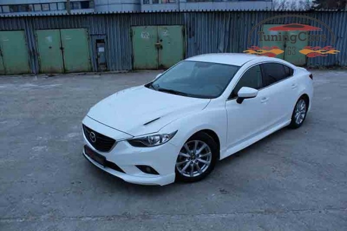 Капот "SkyActivSport" var №2 (с прорезанными жабрами) для Mazda 6 (2013-н.в.) купить недорого с доставкой в Балахна