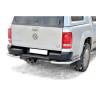 Защита заднего бампера «Уголки двойные» (d63,5) для Volkswagen Amarok (2010-2016)(Нерж. Сталь) купить недорого с доставкой в Балахна