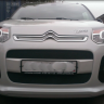 Защита радиатора "Standart" Citroen C3 Picasso (2012-2016) чёрная купить недорого с доставкой в Балахна