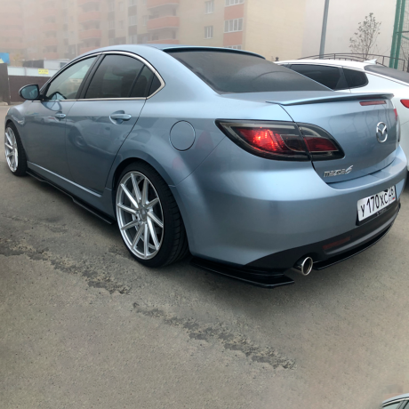 Комплект сплиттеров "KENSTYLE" для Mazda 6 GH (передний сплиттер спорт дорестайлинг 2008-2011) купить недорого с доставкой в Балахна