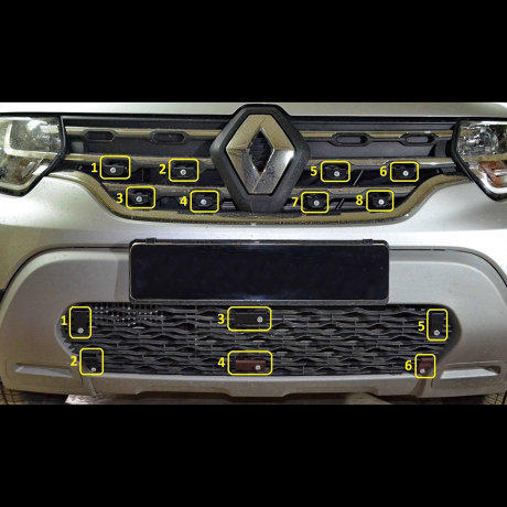 Заглушка №1 (верх) "КАРТ" для Renault Duster 2 (с 2021 г.в.) купить недорого с доставкой в Балахна