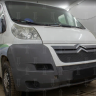 Защита радиатора "Standart" Citroen Jumper (2006-2014) верх, чёрная купить недорого с доставкой в Балахна