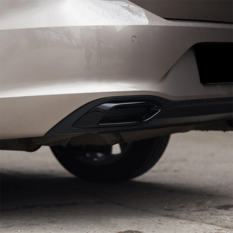 Имитация выхлопа BLACK (черный глянец) для Volkswagen Polo Liftback (2020-2023) купить недорого с доставкой в Балахна