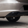 Имитация выхлопа BLACK (черный глянец) для Volkswagen Polo Liftback (2020-2023) купить недорого с доставкой в Балахна