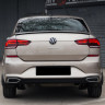 Имитация выхлопа BLACK (черный глянец) для Volkswagen Polo Liftback (2020-2023) купить недорого с доставкой в Балахна