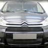 Защита радиатора "Standart" Citroen Jumpy рестайлинг (2012-2017) верх, чёрная купить недорого с доставкой в Балахна