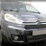 Защита радиатора "Standart" Citroen Jumpy рестайлинг (2012-2017) верх, чёрная купить недорого с доставкой в Балахна