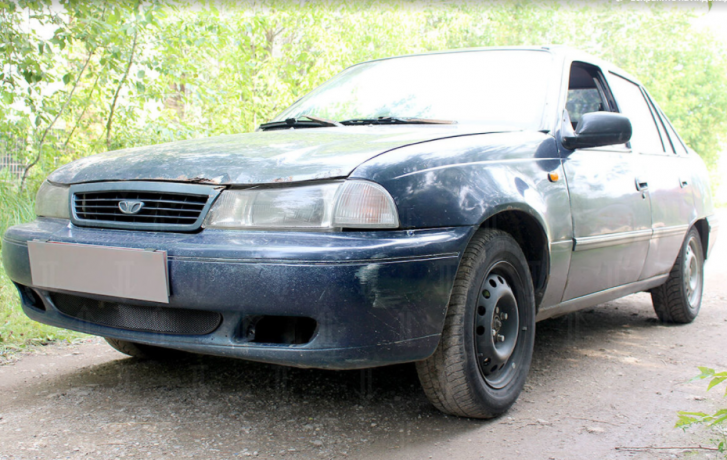 Защита радиатора "Standart" Daewoo Nexia (1994-2008) чёрная купить недорого с доставкой в Балахна