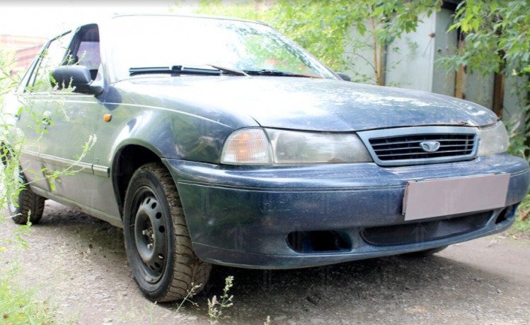 Защита радиатора "Standart" Daewoo Nexia (1994-2008) чёрная купить недорого с доставкой в Балахна