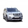 Защита переднего бампера «Труба двойная» (d63,5) для Nissan X-trail (2011-2015)(Окрашенное) купить недорого с доставкой в Балахна