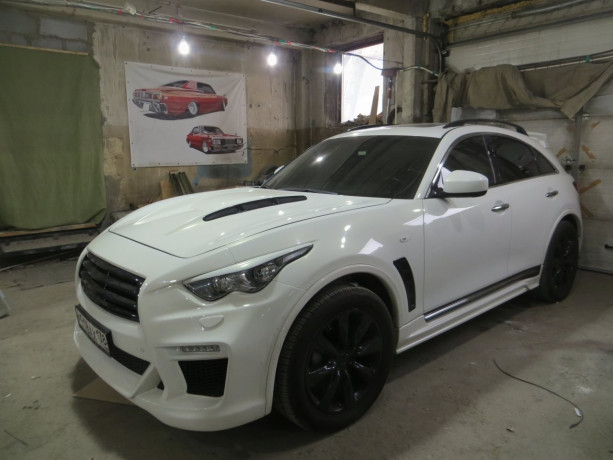 Капот пластиковый "Jass-Rs" Infiniti FX купить недорого с доставкой в Балахна