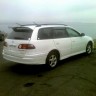 Накладки (клыки) на задний бампер (сток) Toyota Caldina (210) купить недорого с доставкой в Балахна