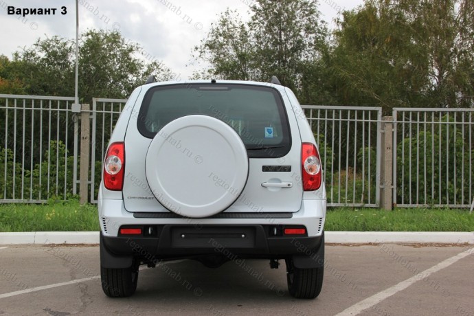 Чехол запасного колеса Chevrolet Niv@ с эмблемой Chevrolet купить недорого с доставкой в Балахна
