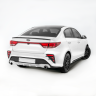 Бампер задний "Kudos" под раздвоенный глушитель для Kia Rio (2017-2020) купить недорого с доставкой в Балахна