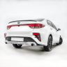 Бампер задний "Kudos" под раздвоенный глушитель для Kia Rio (2017-2020) купить недорого с доставкой в Балахна