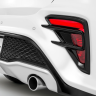 Бампер задний "Kudos" под раздвоенный глушитель для Kia Rio (2017-2020) купить недорого с доставкой в Балахна