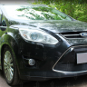 Защита радиатора "Standart" Ford C-MAX (2010-2015) чёрная купить недорого с доставкой в Балахна
