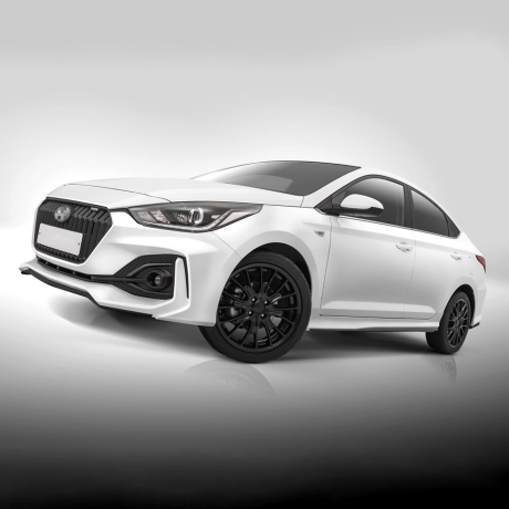 Бампер передний "Quant" для Hyundai Solaris (2017-2020) купить недорого с доставкой в Балахна