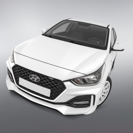 Бампер передний "Quant Romb" для Hyundai Solaris (2017-2020) купить недорого с доставкой в Балахна