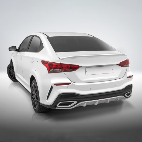 Бампер задний "Quant" для Hyundai Solaris (2017-2020) купить недорого с доставкой в Балахна