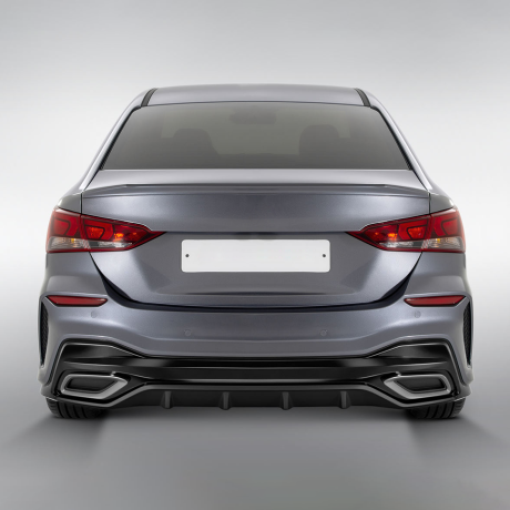 Бампер задний "Quant" для Hyundai Solaris (2017-2020) купить недорого с доставкой в Балахна