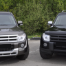 Накладки на фары (реснички) для Mitsubishi Pajero 4 (2006-2015) купить недорого с доставкой в Балахна