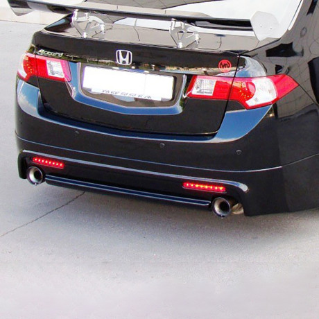 Накладка (юбка) заднего бампера "Mugen Style" для Honda Accord VIII (2008-2013) купить недорого с доставкой в Балахна