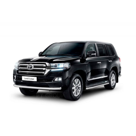 Защита переднего бампера одинарная d63мм (НПС) Toyota Land Cruiser 200 (2014-н.в.) купить недорого с доставкой в Балахна