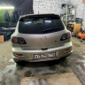 Накладка (юбка) на задний бампер для Mazda 3, хэтчбэк (2003-2009) купить недорого с доставкой в Балахна