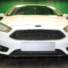 Защита радиатора "Standart" Ford Focus III рестайлинг (2014-2019) низ, чёрная купить недорого с доставкой в Балахна