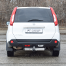 ТСУ /съемный квадрат/ с НЕРЖ накладкой NISSAN X-Trail (2007-2013г.в.) купить недорого с доставкой в Балахна