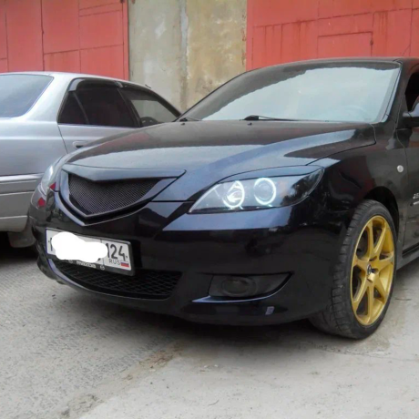 Решетка радиатора "Сетка" для Mazda 3, хэтчбэк (2003-2009) купить недорого с доставкой в Балахна