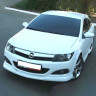 Накладка (юбка) переднего бампера "GT" для Opel Astra H (3D, 5D) купить недорого с доставкой в Балахна