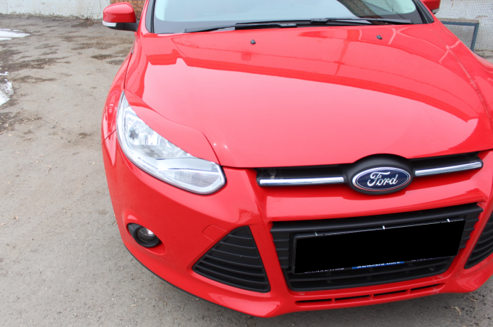 Накладки на фары (реснички) узкие var №2 для Ford Focus 3 (2012-2014) купить недорого с доставкой в Балахна